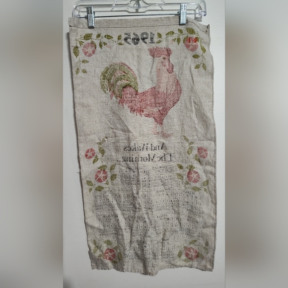 Luther Travis Design‎ Vintage 60s Linen Tan Background Measures 28-1/4 by 16... - Picture 5 of 5